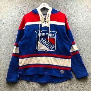 New York Rangers Old Time Hockey Jersey Hoodie Sweatshirt